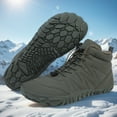 thumbnail image 4 of Zapatos Descalzos Caña Alta Botas Nieve Descalzas Felpa Antideslizante para Viajes Al Aire Libre, 4 of 9
