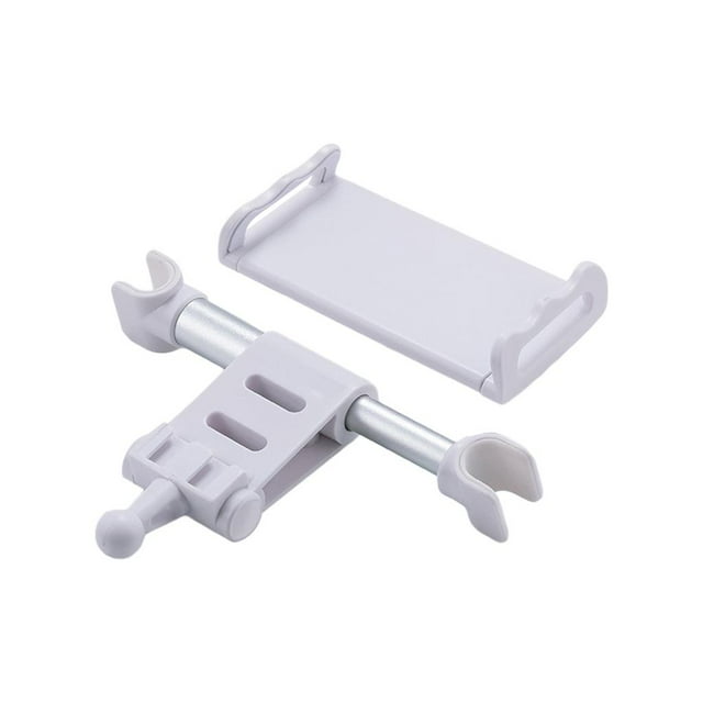 Soporte para teléfono Soporte para teléfono Soporte flexible plegable Soporte giratorio de 360 degree para el asiento trasero del automóvil Cuello del Blanco 1 juego