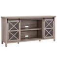 thumbnail image 1 of Henn&Hart 68" Gris Chêne/métal TV Stand, 1 of 9