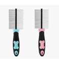 thumbnail image 1 of 2PCS Pet Comb Double-Sided Comb Dog Teeth Comb Cat Hair Comb Home Grooming Tool Floated Hair Removal Dematting for Dogs Cats, 1 of 5