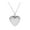 3#, variant on Lifetechs Heart Photo Locket Pendant Necklace Photo Frame Promise Love Keepsake Necklace Polished Alloy Adjustable Length Valentines Day Gift Anniversary Jewelry