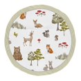 thumbnail image 1 of Sweet Jojo Designs Woodland Forest Animals Boy Girl Gender Neutral Unisex Baby Play Mat Tummy Time Activity Infant Playmat Playpen Tent Teepee Floor Animal Friends Brown Bear Hedgehog Deer Watercolor, 1 of 4