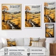 thumbnail image 4 of Designart "Farm Autumn Hues horizon IV" Landscape & Nature Floater Framed Canvas Wall Art, 4 of 7