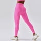 thumbnail image 3 of Pantalones de Yoga para mujer, sensación desnuda, velocidad de carrera, levantamiento de glúteos secos, pantalones de Fitness de cintura alta, pantalones ajustados de gimnasio con realce, 3 of 5