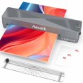 thumbnail image 2 of Assark Laminator A4, 9 Inch laminator Machine with Paper Cutter, Laminating Machine Quick preheating Ultra-Low Noise with 9 Laminating Sheets, 2 of 4