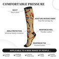thumbnail image 3 of Bixox Dancing African Women Print Compression Socks,Compression Socks Women & Men Circulation for Medical,Running,Athletic, 3 of 7