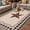 Black, variant on Western Texas Star Retro Outdoor Rug for Patio/Deck/Porch, Non-Slip Large Area Rug 4 x 6 Ft, Rustic Vintage Berry Black Beige Plaid Indoor Outdoor Rugs Washable Area Rugs, Camping Rug Carpet Runner
