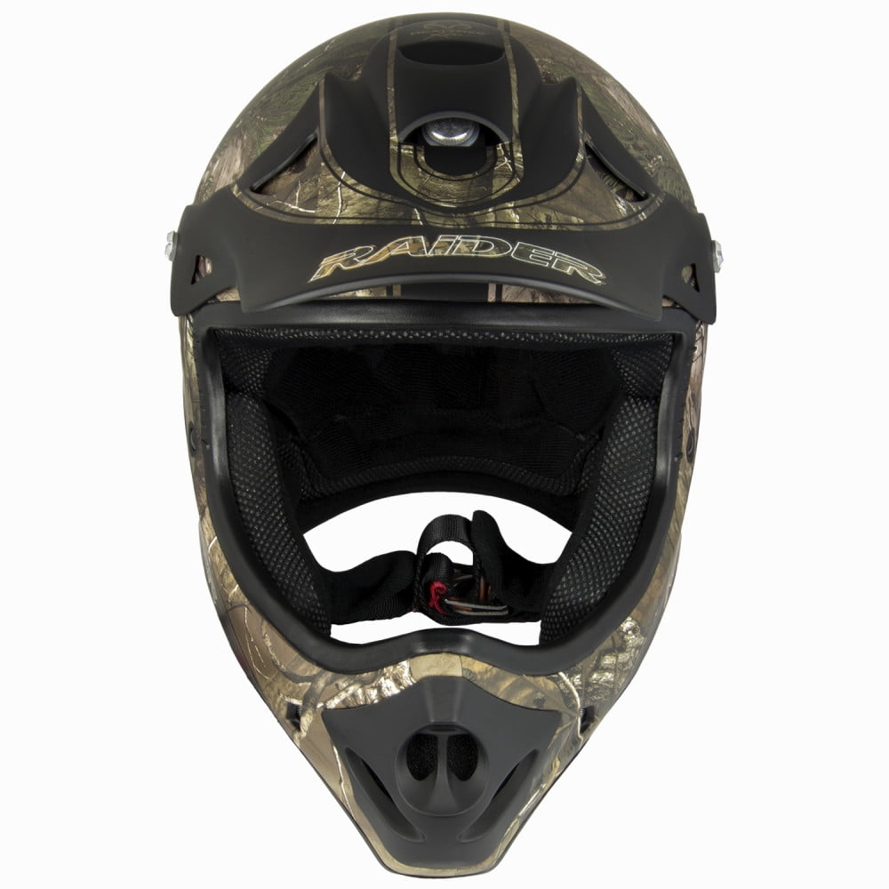Raider Ambush Motocross Helmet DOT Approved / Realtree Camo - Medium