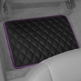 thumbnail image 5 of FH Group Deluxe Universal Fit Non-Slip Faux Leather Car Floor Mats Purple - 4pc, 5 of 9