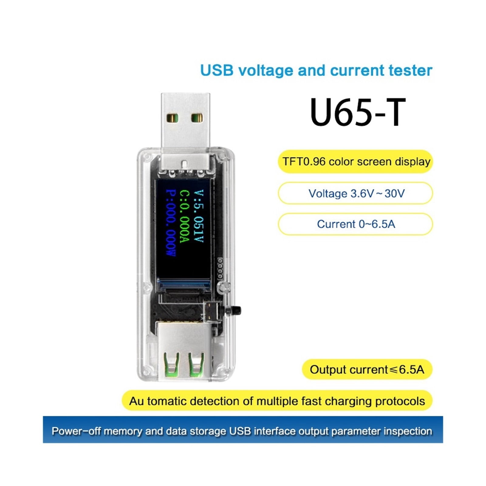 USB Tester DC Digital Voltmeter Amperimetro Voltage Current Volt Meter Ammeter Detector Power Bank Charger Indicator ,Live Data