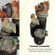 thumbnail image 4 of Ornamento de la fuente de pato /ardilla Decoración de animales divertidos con la estatua de la fuente de agua ligera Estatua de la ardilla para el césped, 4 of 9