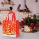 thumbnail image 1 of Black Christmas Handbag, Non-Woven Holiday Gift Packaging Bag, Festive Shopping Bag, 1 of 6
