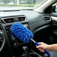 thumbnail image 5 of Microfiber Extendable Hand Duster - Washable Telescopic Pole Car Cleaning Brush, Retractable for High Shelves, Ceiling (Dark Blue, 1 Pack), 5 of 5