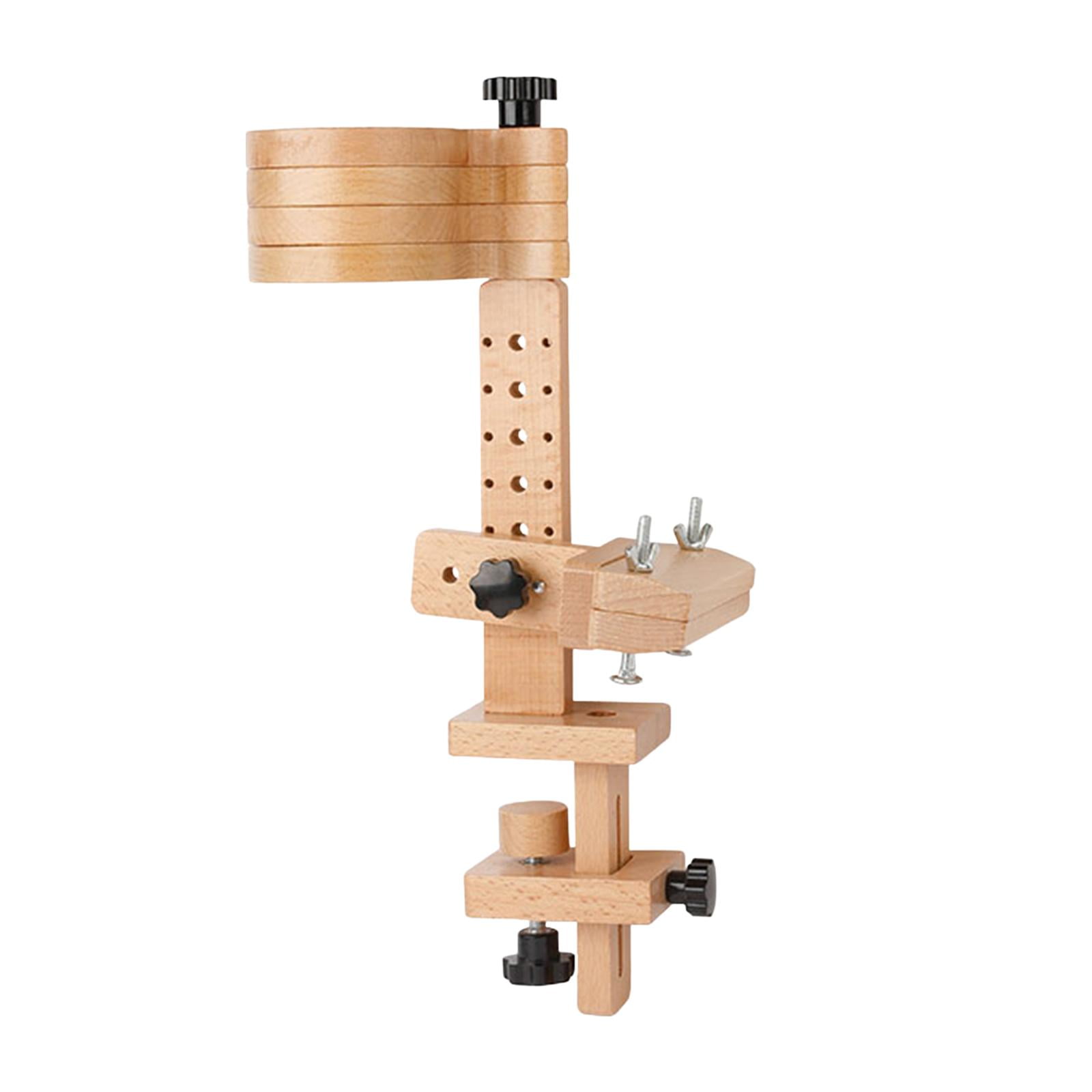 Embroidery Frame with 4 Bead Trays Round Cross Stitch Stitch Frame for Tools