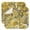 Cameosa-865, variant on Glitter Leopard Dish Drying Mat – Sparkling Animal Print Pattern, Glamorous Kitchen Accessory with Cheetah Style