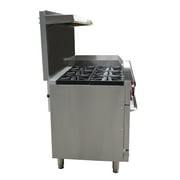 Heavy Duty Commercial 60 6 Burner Gas Range with Oven, Broiler & Griddle