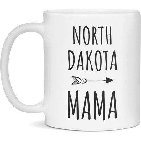 

North Dakota Mama Coffee Mug 11-Ounce White