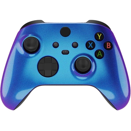 Premium Controllerz Custom Controller - For Xbox Series / One S Wireless Controller - Custom Shell For Color Changing Purple Blue (Chameleon)