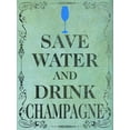 thumbnail image 2 of SD Graphics Studio 25x32 White Modern Wood Framed Museum Art Print Titled - Save and Drink I, 2 of 4