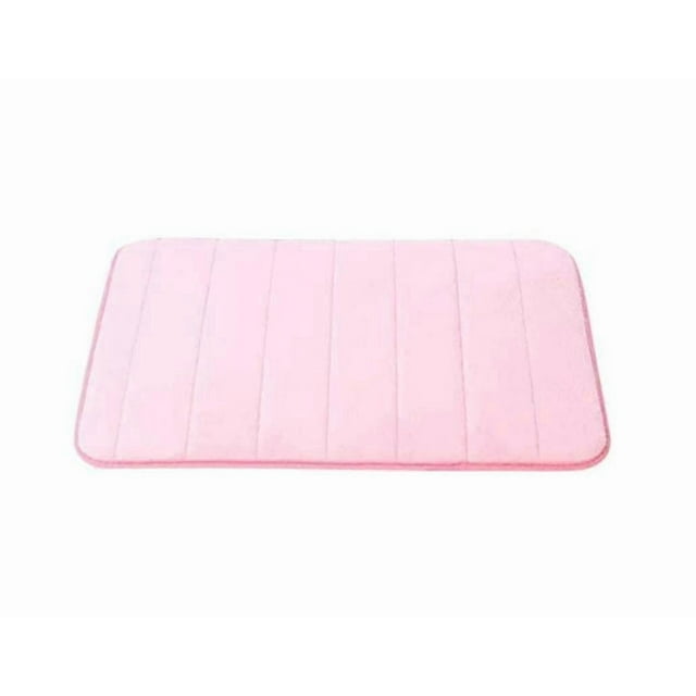 Bath Mat Doormat 40x60cm Non-slip Shower Mat-absorbent Machine Washable-color:pink-color:pink
