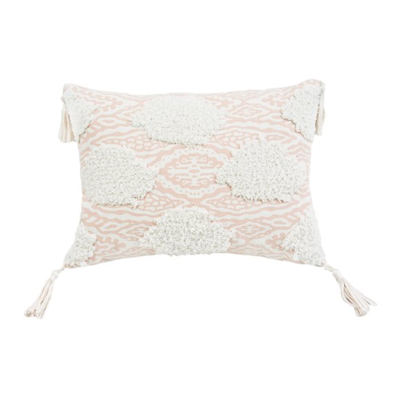 Lea Unlimited Maya Medallion Corded Embroidered Decorative Pillow