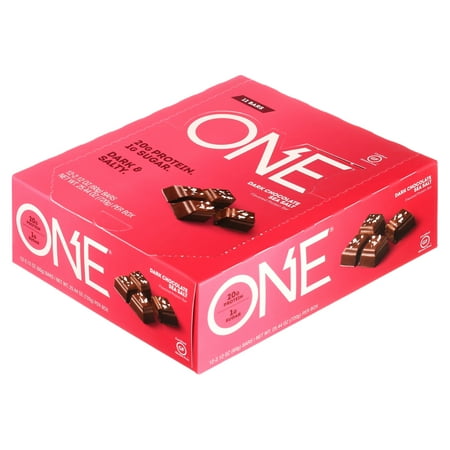 ONE Protein Bar, Dark Chocolate Sea Salt, 20g Protein, 12 Count