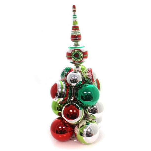 Christopher Radko HOLIDAY SPLENDOR CLUSTER TREE Finial Shiny Brite New
