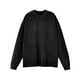 thumbnail image 1 of Sudadera vintage con cuello redondo para mujer: hombros caídos, manga larga, tops casuales holgados, 1 of 5