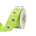 thumbnail image 3 of BNNG Halloween Pumpkin Ribbons for Gift Wrapping, 1.06" Width Halloween Satin Ribbons Orange Black Craft Ribbon Ghost Spider Web Ribbons for Crafting Halloween Decorations Supplies, 3 of 3