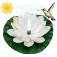 thumbnail image 1 of Swimming Pool Solar Waterscape Garden Floating Flower for Bird Bath Fish Tank and Outdoor Water Feature, 1 of 7