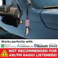 thumbnail image 3 of ORUYROP Bullet Antenna Replacement for Dodge RAM & Ford F150 F250 F350 Super Duty Ford Raptor Bronco Trucks-Anti-Theft Design-Short Replacement Antenna 1990-Current (American Flag), 3 of 7
