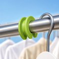 thumbnail image 4 of Hanger Stopper Green Flexible Closet Accessory for Wardrobe Organization, 4 of 6