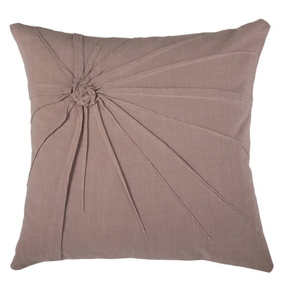 Rizzy Home Ruched Cotton Decorative Throw Pillow