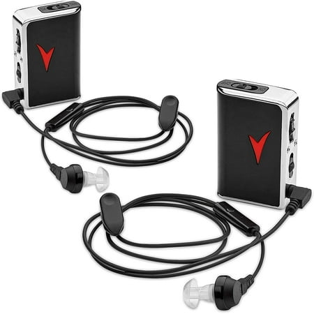 MEDca Personal Sound Amplifiers - (2 Pack) Personal Audio Amplifier Device, Multicolor