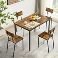 thumbnail image 4 of SESSLIFE 5 Piece Table and Chairs Set, Modern Dining Table with 4 Chairs, Dining Table Set 5 Pieces, Home Kitchen Breakfast Table, 4 of 12