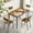 Brown#02, variant on Counter Height Table Set, 5 Pieces Dining Table Set for 4, Rustic Brown Table and Chairs for Dining Room, Modern Kitchen Table Set for Small Spaces