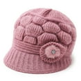 thumbnail image 1 of Gorro de invierno con ala de Desiderio Hats, tejido cálido, 1 of 5