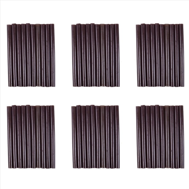 60 Piezas 100 mm X 7 mm Adhesivo de FusióN en Caliente Barras de Pegamento para Pistola de Pegamento de FusióN en Caliente MarróN