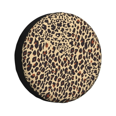 Car Tire Dust Cover Dust Water Sun And Corrosion Protection For Jeep Trailers Suvs Trucks And Many Other Vehicles Leopard Seamless Pattern
