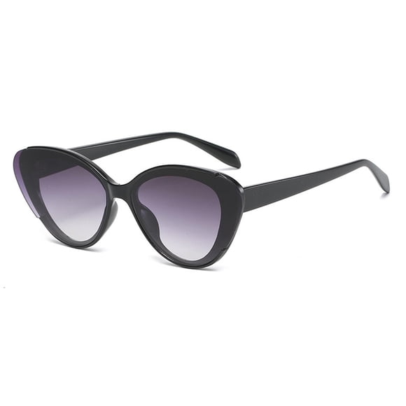 Gafas de sol Clásicas de gato Yinane para mujer Retro negro