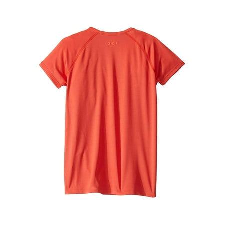 Under Armour Kids Big Logo Tee Solid Short Sleeve (Big Kids) Daiquiri/Beta Red