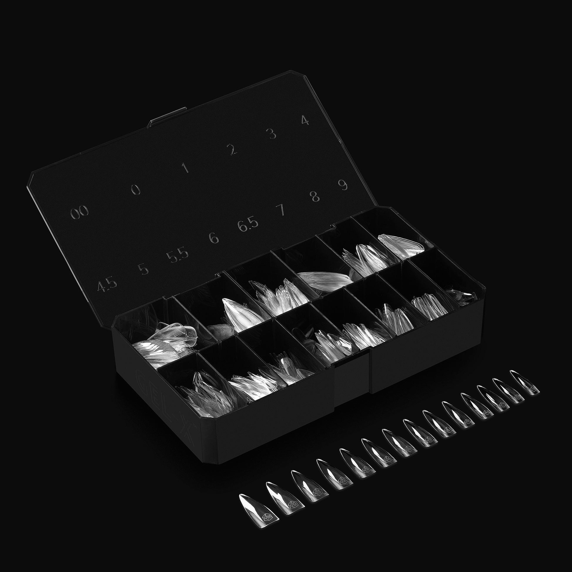 Apres Gel-X Nail Extensions Natural Stiletto Long 14 sizes | 600 Pcs
