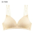 thumbnail image 1 of Sujetador de mujer Hollow Sexy Bralette Ropa interior inalámbrica transpirable, Beige, 32 / 70AB Methold AP001128-17, 1 of 7