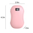 thumbnail image 2 of 2-in-1 Rechargeable Hand Warmer,4000mAh Dual-Use Portable Double-Sided Pocket Hand Heater & Power Bank for Camping Outdoor Winter Gift, 2 of 6