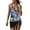 Multicolour, variant on Meichang Tankini Swimdresses for Women 2024 Two Piece Modest Swimsuit Beach Tropical Print Bathing Suit High Waisted Swim Top with Skirt Swimwear