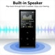 thumbnail image 4 of X2 Compatible con Bluetooth 4.2 Reproductor MP3 Sin PéRdidas de Audio PortáTil HiFi de 40 GB con Radio FM Grabadora de Voz EBook, 4 of 8