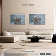 thumbnail image 4 of Elephant Stock Monkey Duo Wall Art - Horizontal Canvas Wall Art - Living Room Wall Decor - Animal Canvas - Gray And Pink Decor - 51" x 34", 4 of 8
