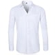 thumbnail image 1 of Camisas Para Hombre Manga Larga Camisa de vestir para hombre, ajuste regular, ultra libre de arrugas, cuello flexible, elástico (White, XL), 1 of 6