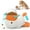 B001- Multicolor, variant on Dog Slow Feeder Bowl, Pet Food Dispenser Shaped Like A Calming Duck toy for Dogs, Plastic Dog Bowl with Enrichment Maze, Dog Food Dispenser toy for Controlled Portioning and