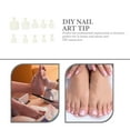 thumbnail image 4 of 500Pcs Practical Artificial Toenail Tips Full Cover Nail Art Toe Decoration, 4 of 4